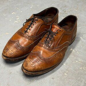 Allen Edmonds McAllister Men's Size 10 1/2  Walnut Leather Dress shoes